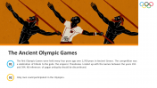 Best The Ancient Olympic Games PPT Slide Design Template